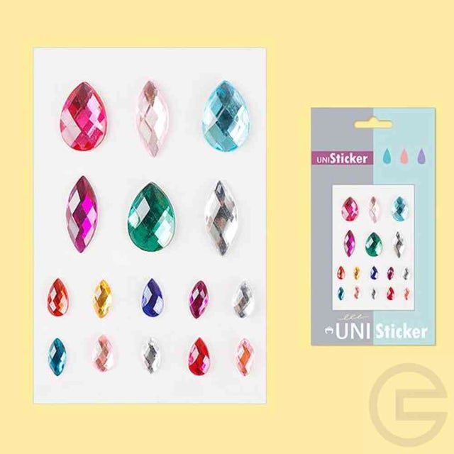 유니아트 스티커 1500 우리나라 투명스티커 CA002
