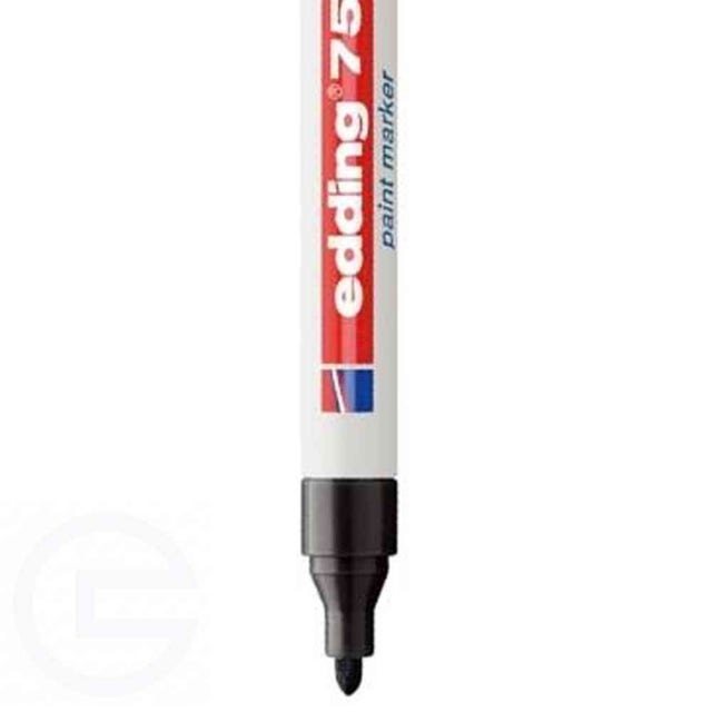 에딩펜 750 페인트마카 흑색 2-4mm 1개