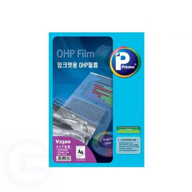 OHP필름 A3 50매 레이저프린터OHP필름 투명인쇄용지